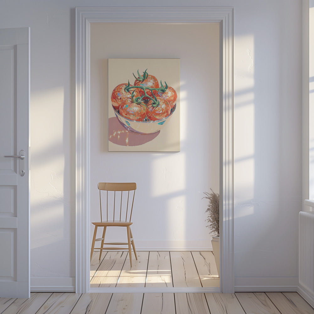 Disco Ball Tomatoes in a Bowl | Canvas