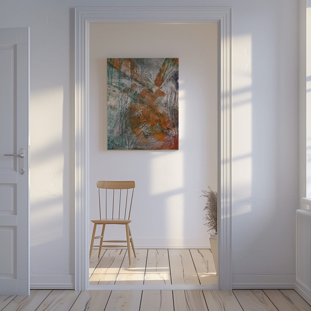 Whispers of the Rustic Geode | Canvas