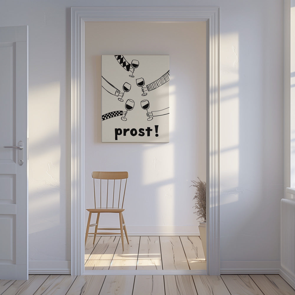 Prost! Wine Party with Friends | Canvas