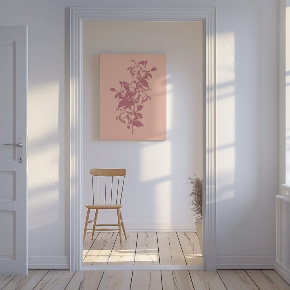 Floral Silhouette 5 | Canvas