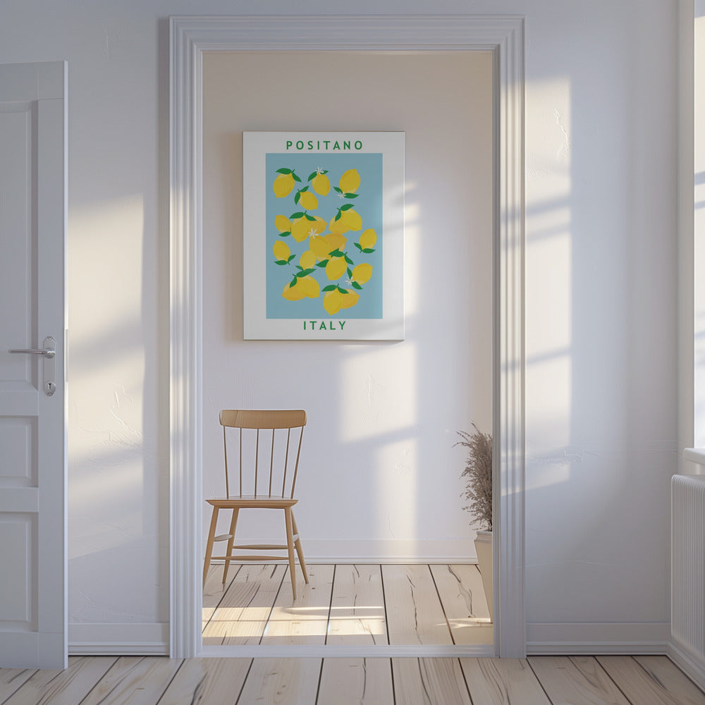 Lemons Flower Market | Canvas