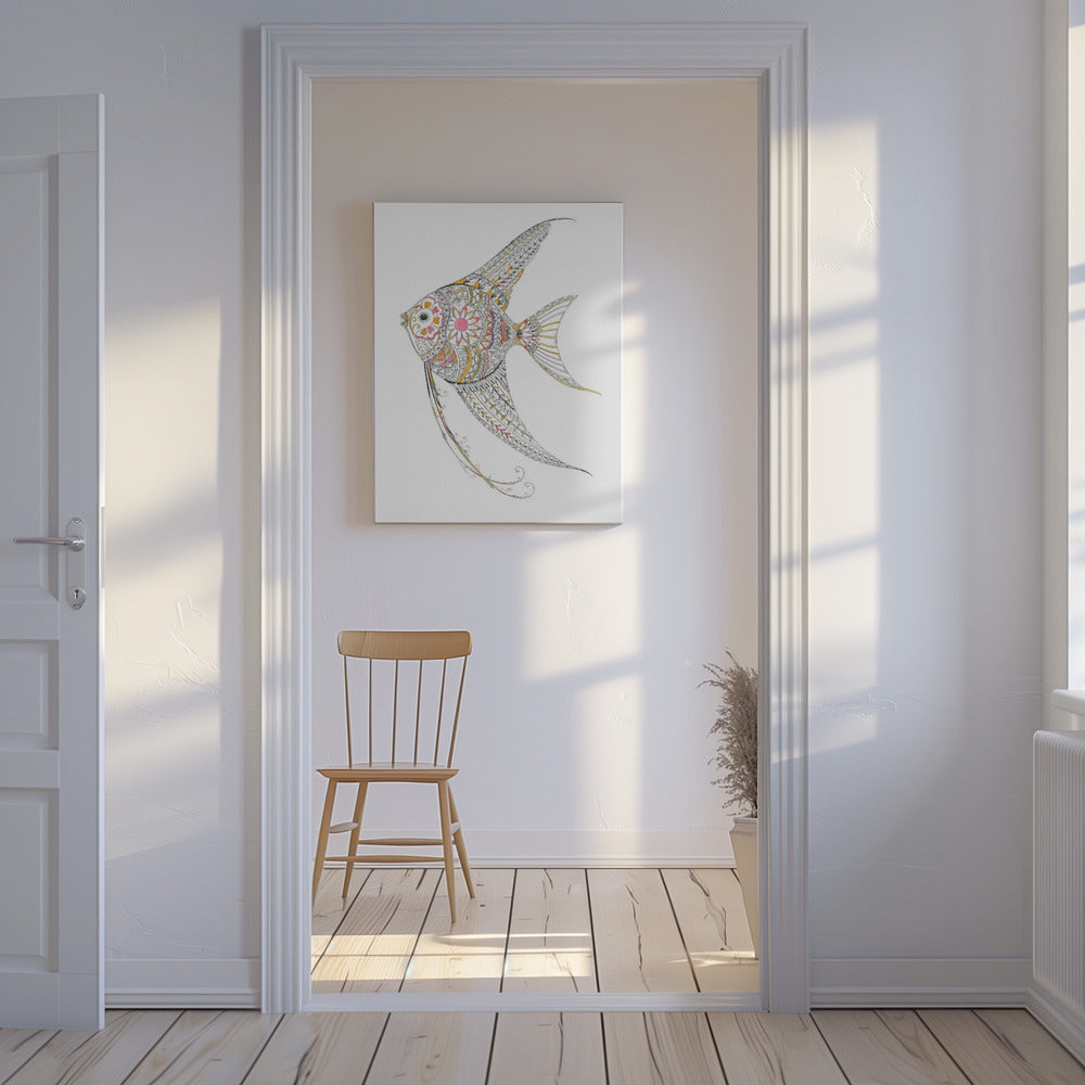 Angel Fish Delicate Tints | Canvas
