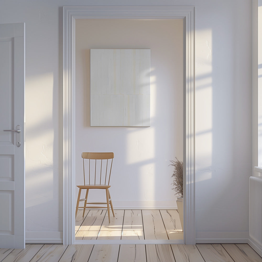 Tactile White On White 1 | Canvas