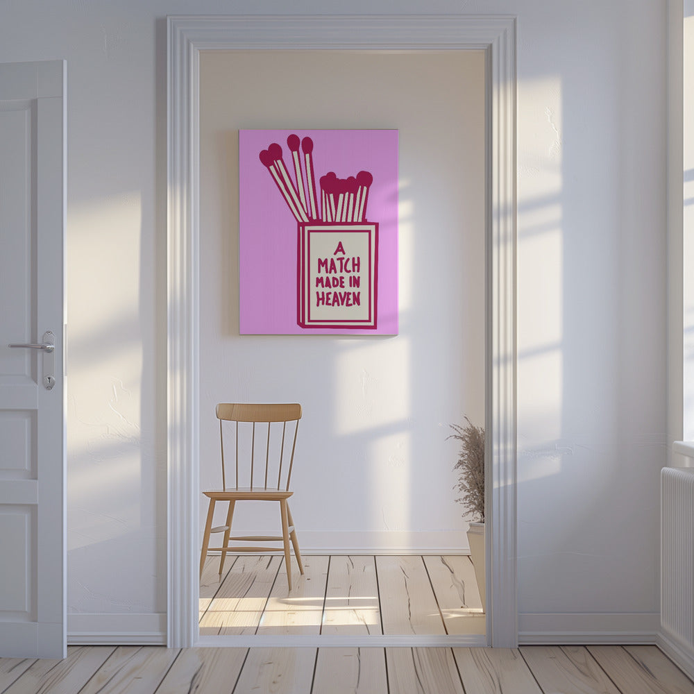 Matchbox With Matchsticks | Canvas