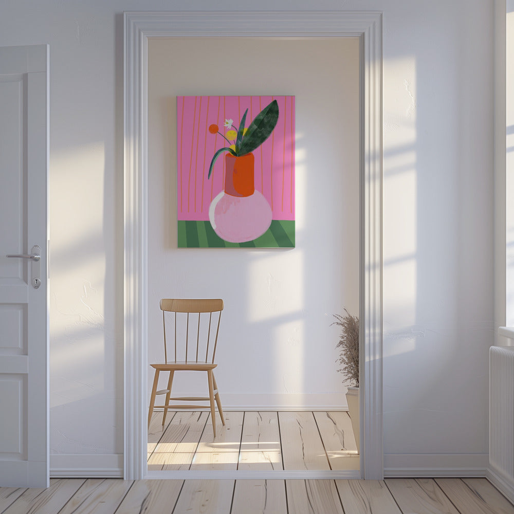 Vibrant Vase Display | Canvas