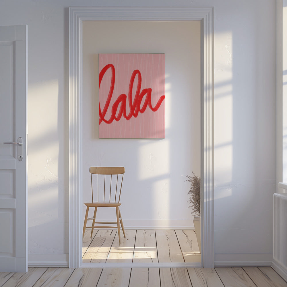 Lively Red Whispers | Canvas