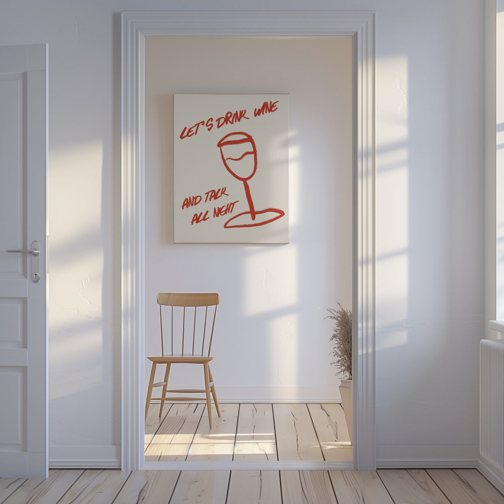 Wine & Words Unwind | Canvas
