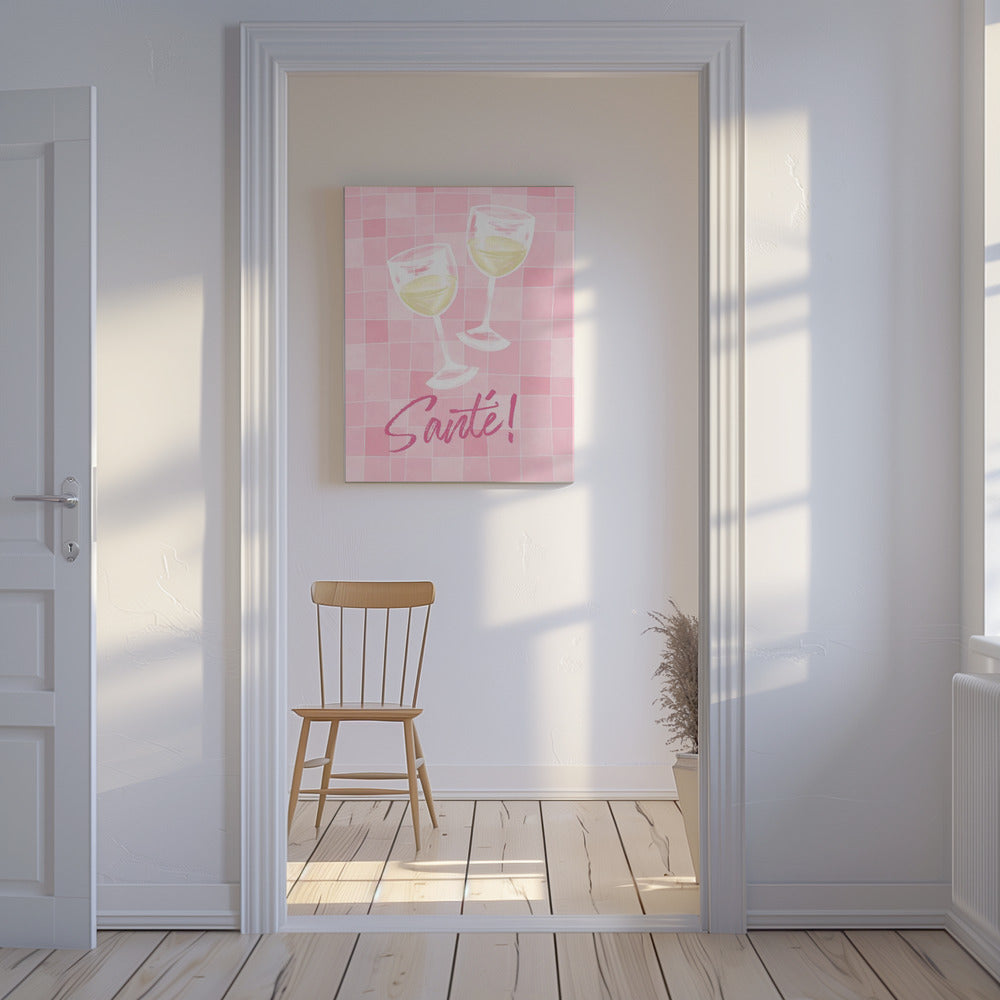 Cheers in Pink! | Canvas
