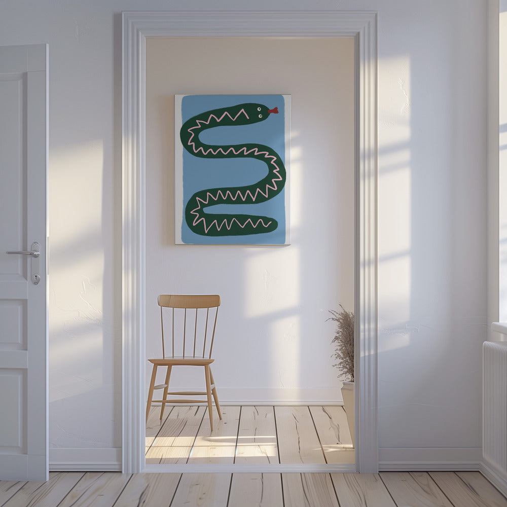 Wiggly Serpent Tale | Canvas