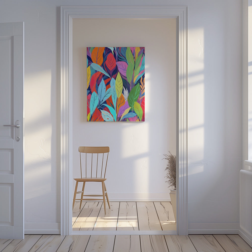 Colorful Leaves Forest | Canvas