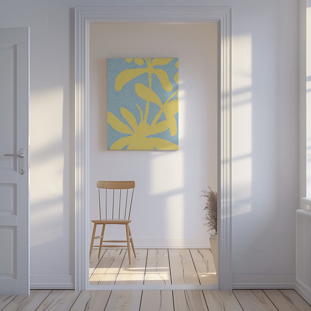 Golden Petals Bloom | Canvas