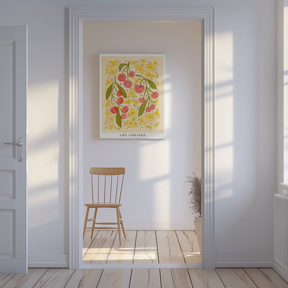 Whimsical Cherry-Themed Design | Canvas