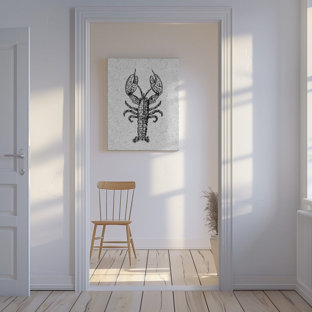 Lobster Ink Print | Canvas