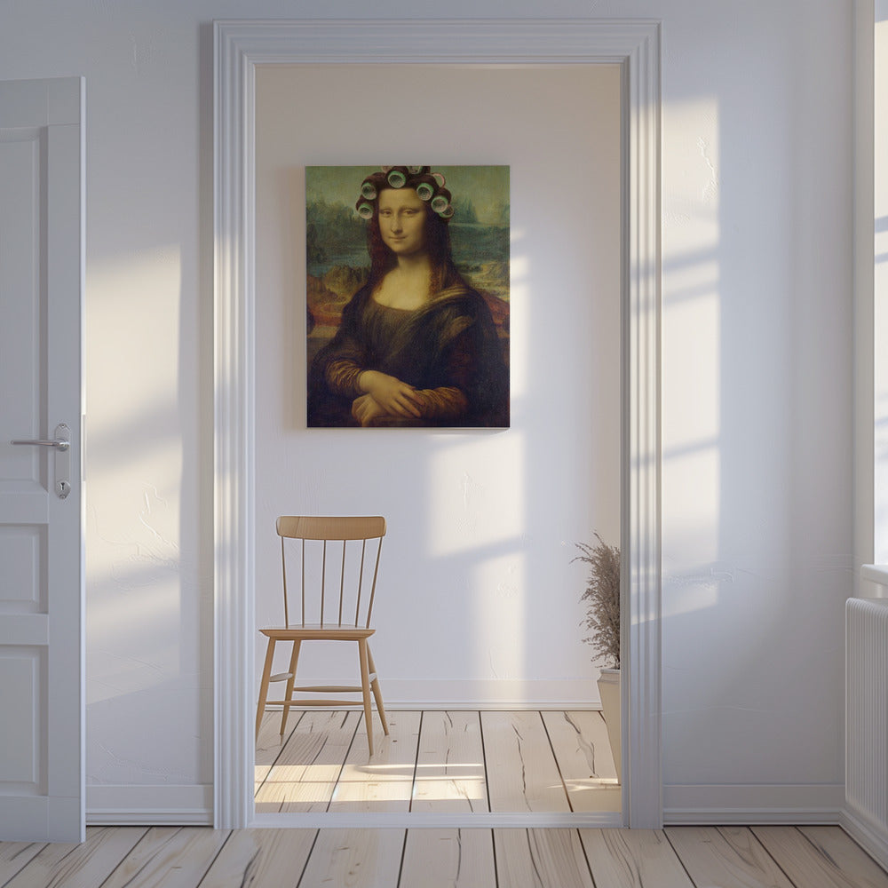 Mona Lisa - the Curly Girly Edition | Canvas