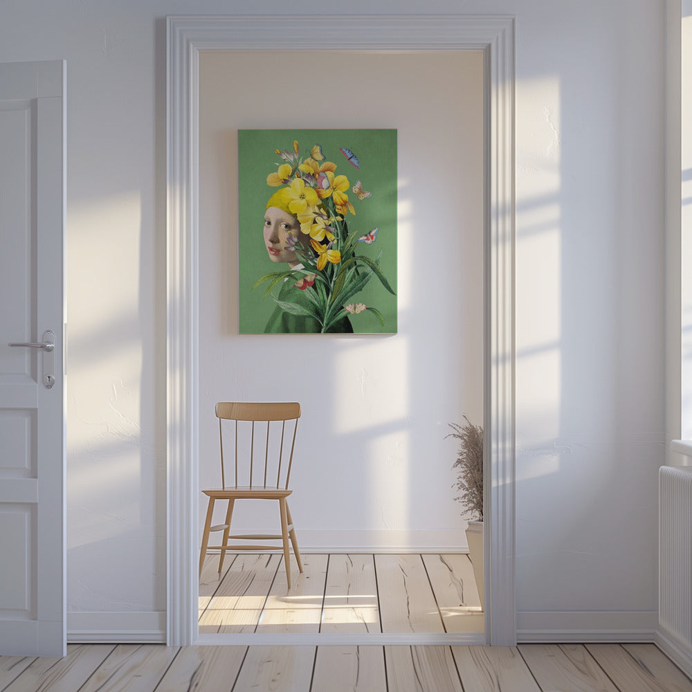 Girl With Pearl Earring the Springtime Edition Ii | Canvas