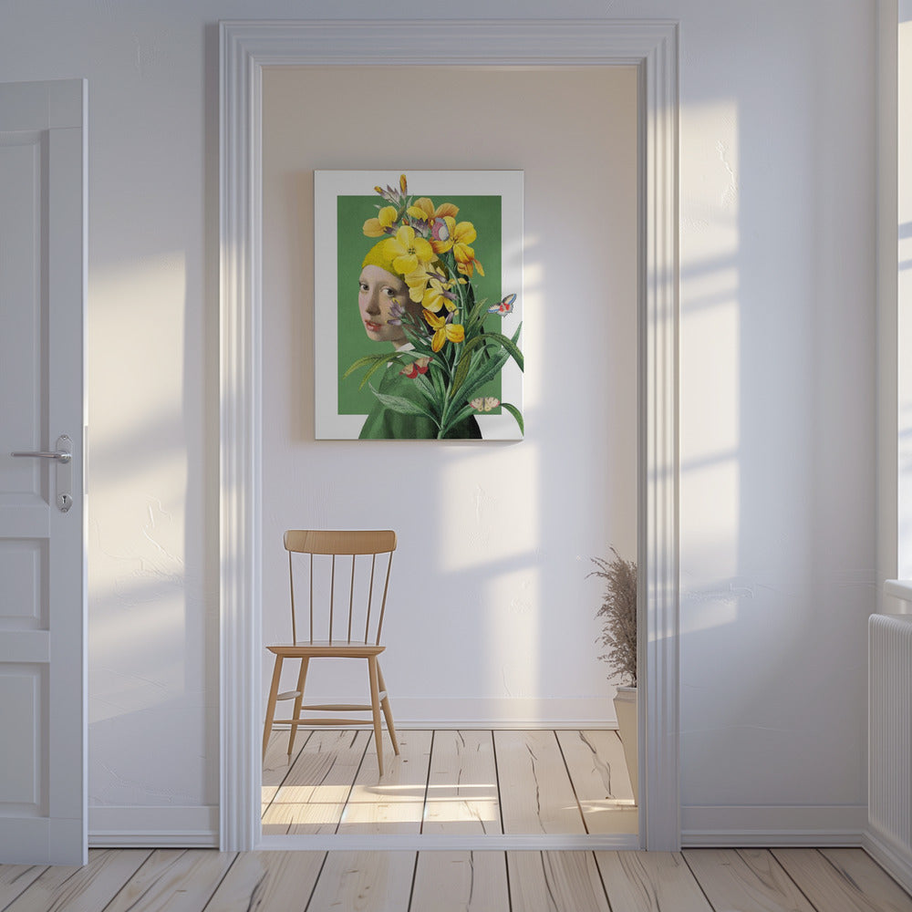 Girl With Pearl Earring the Springtime Edition | Canvas