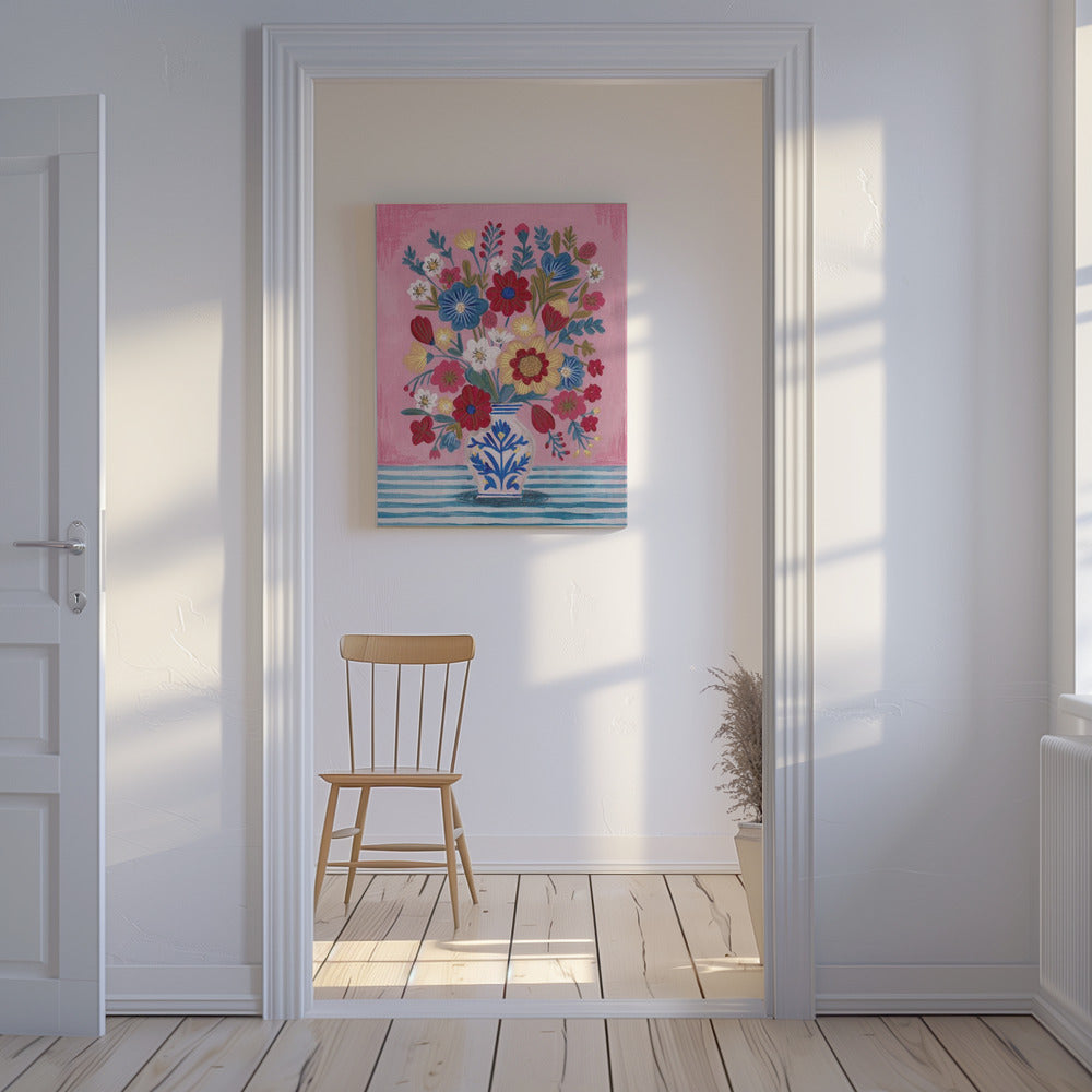 Vase Abundant Floral Still Life | Canvas