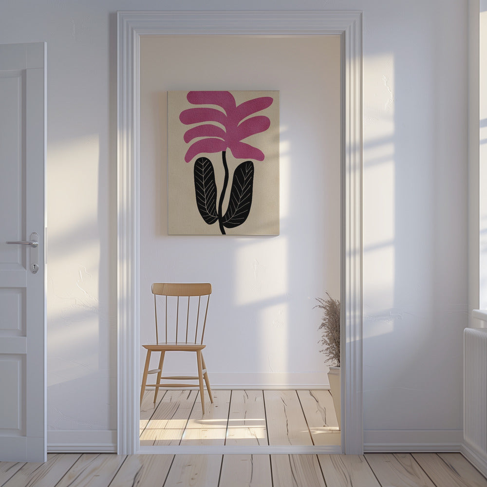 Pink floral flower | Canvas