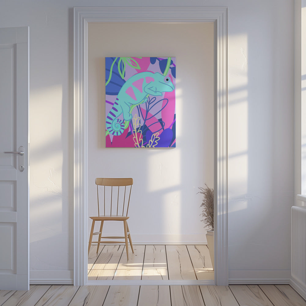 Colorful Chameleon | Canvas