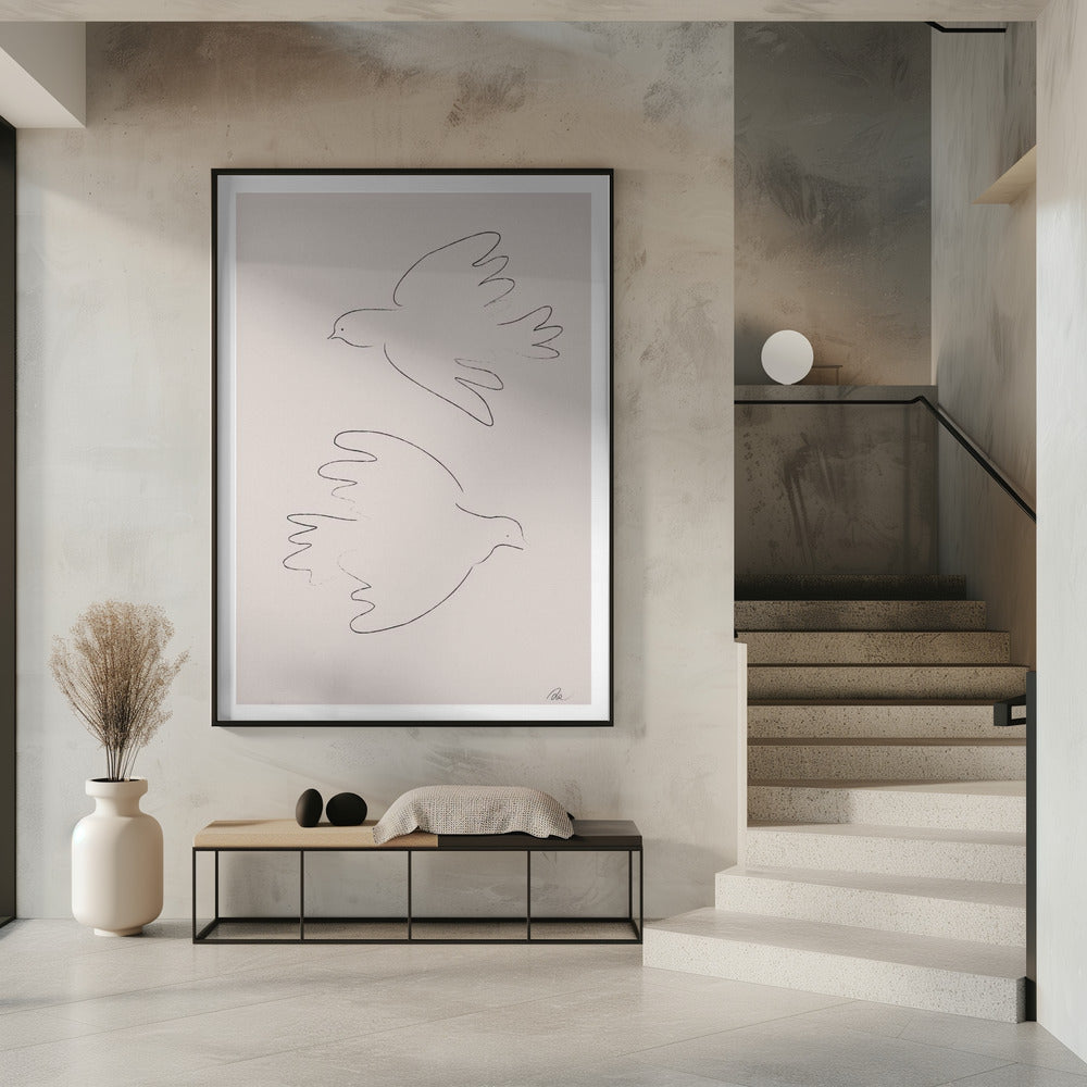 Two Doves | Poster