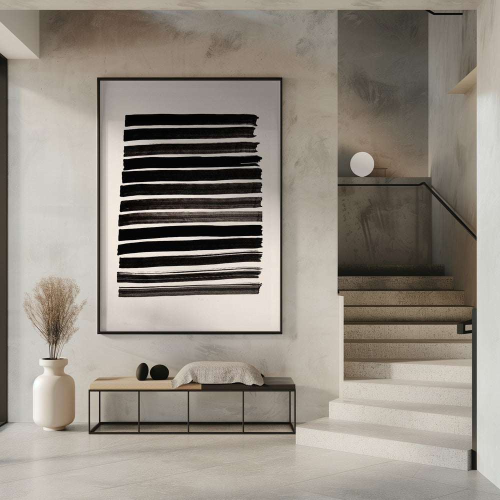 Stripes_Beige | Poster