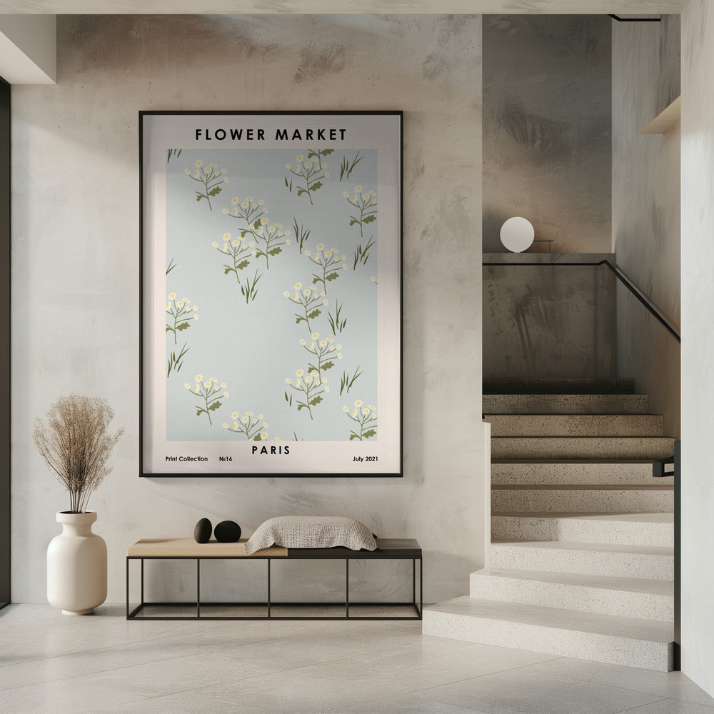 Flower Market Paris | Poster