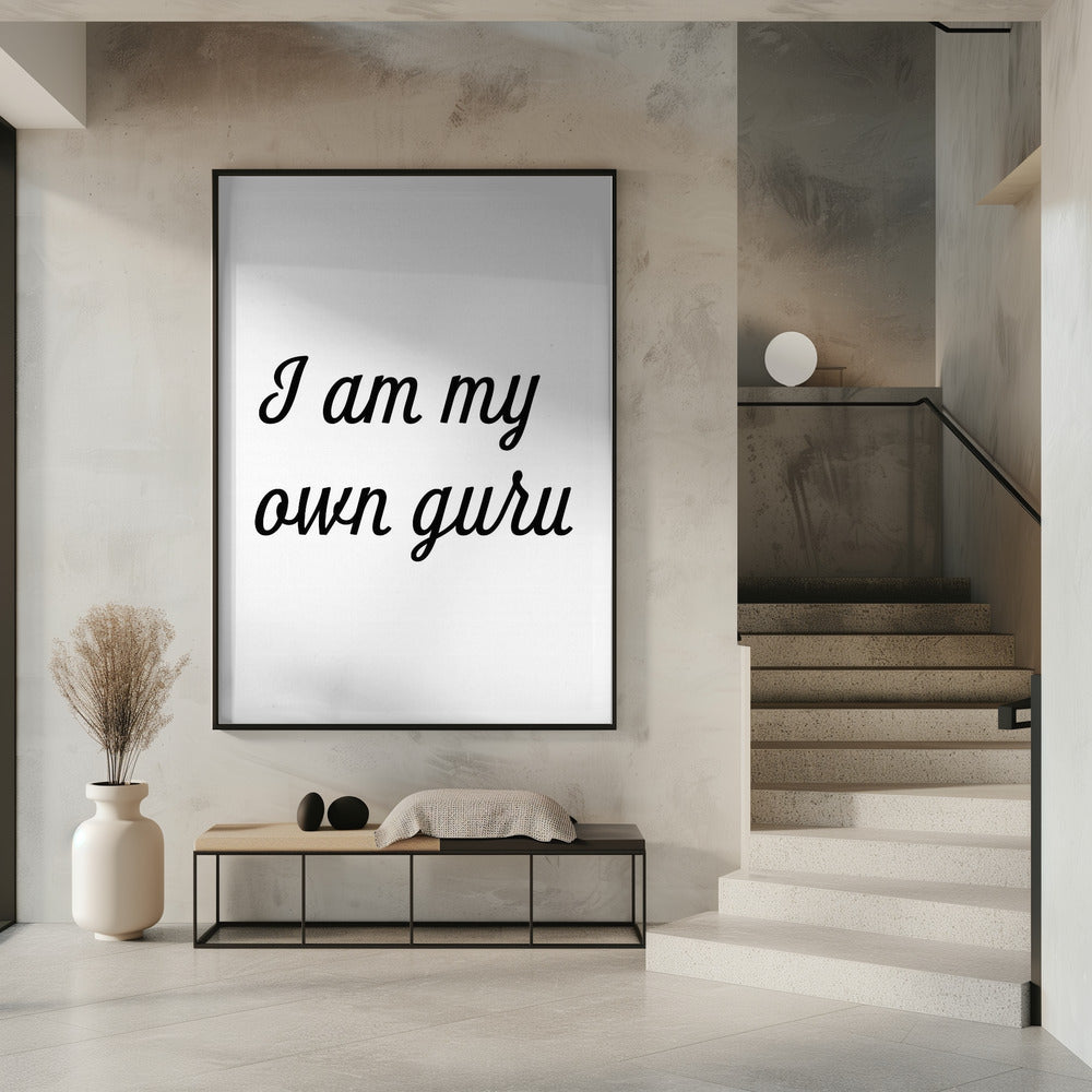 I am my own guru | Poster