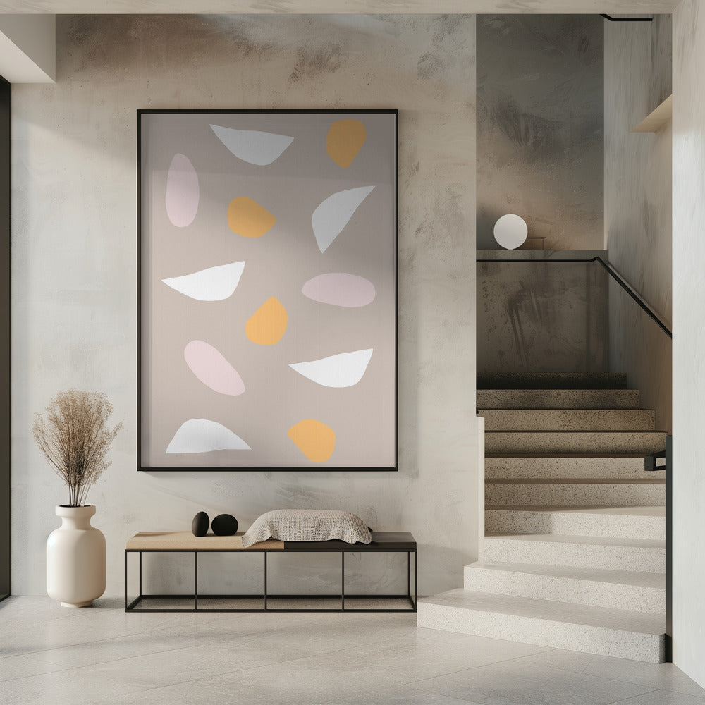 Minimalist Pastel Shapes | Poster