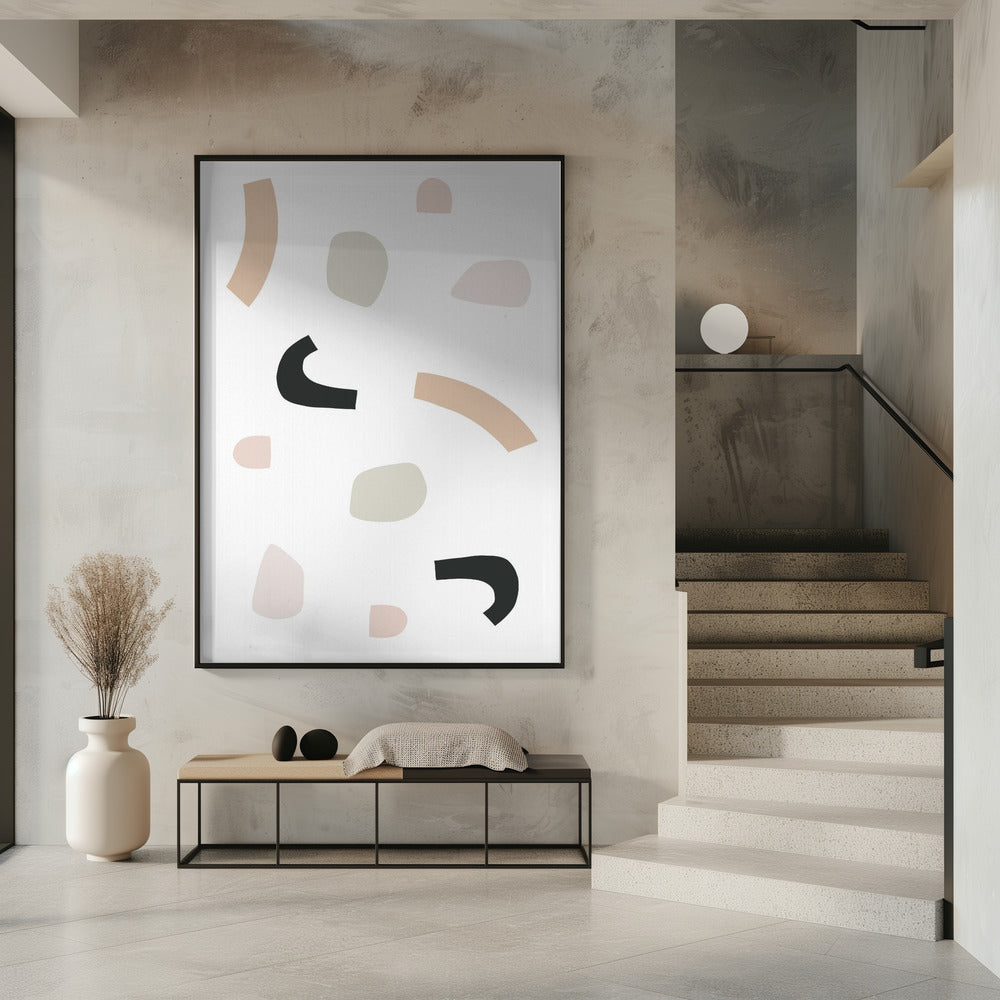 Organic Shapes and Neutral Tones | Poster