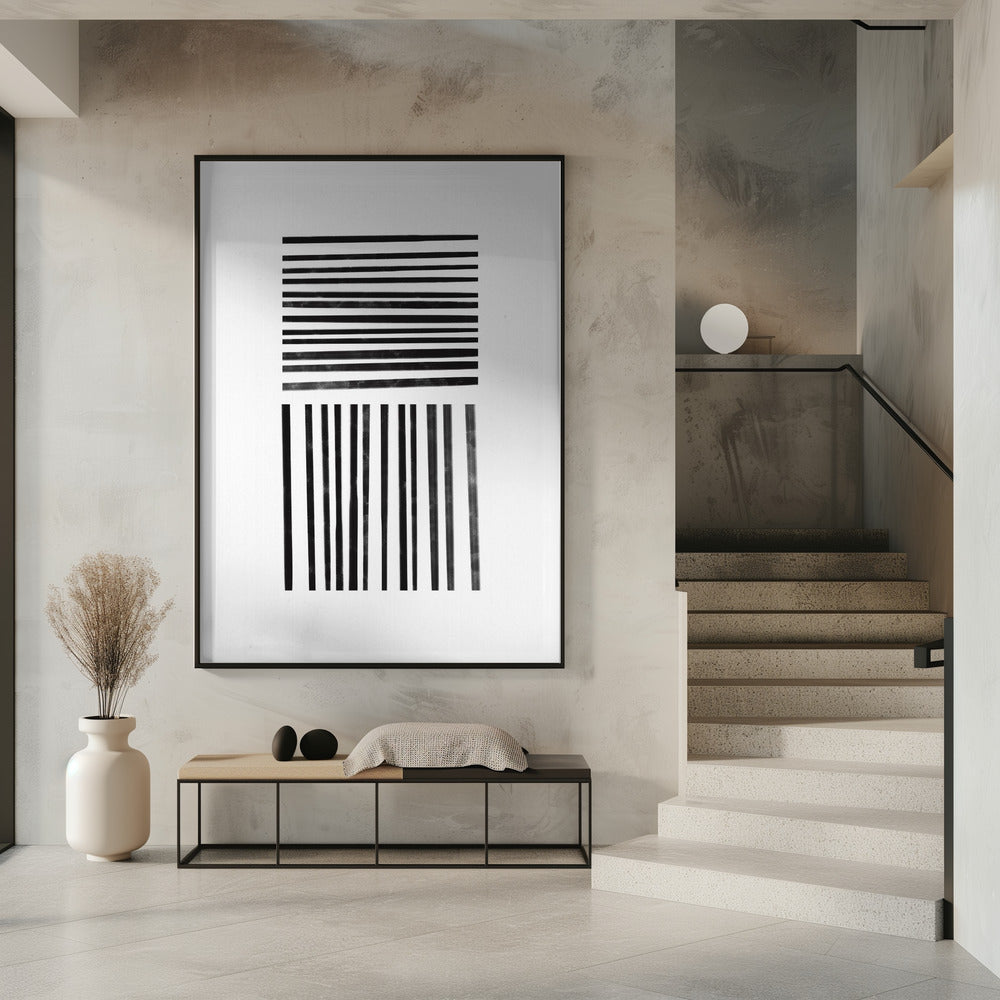 Parallel Black Lines | Poster