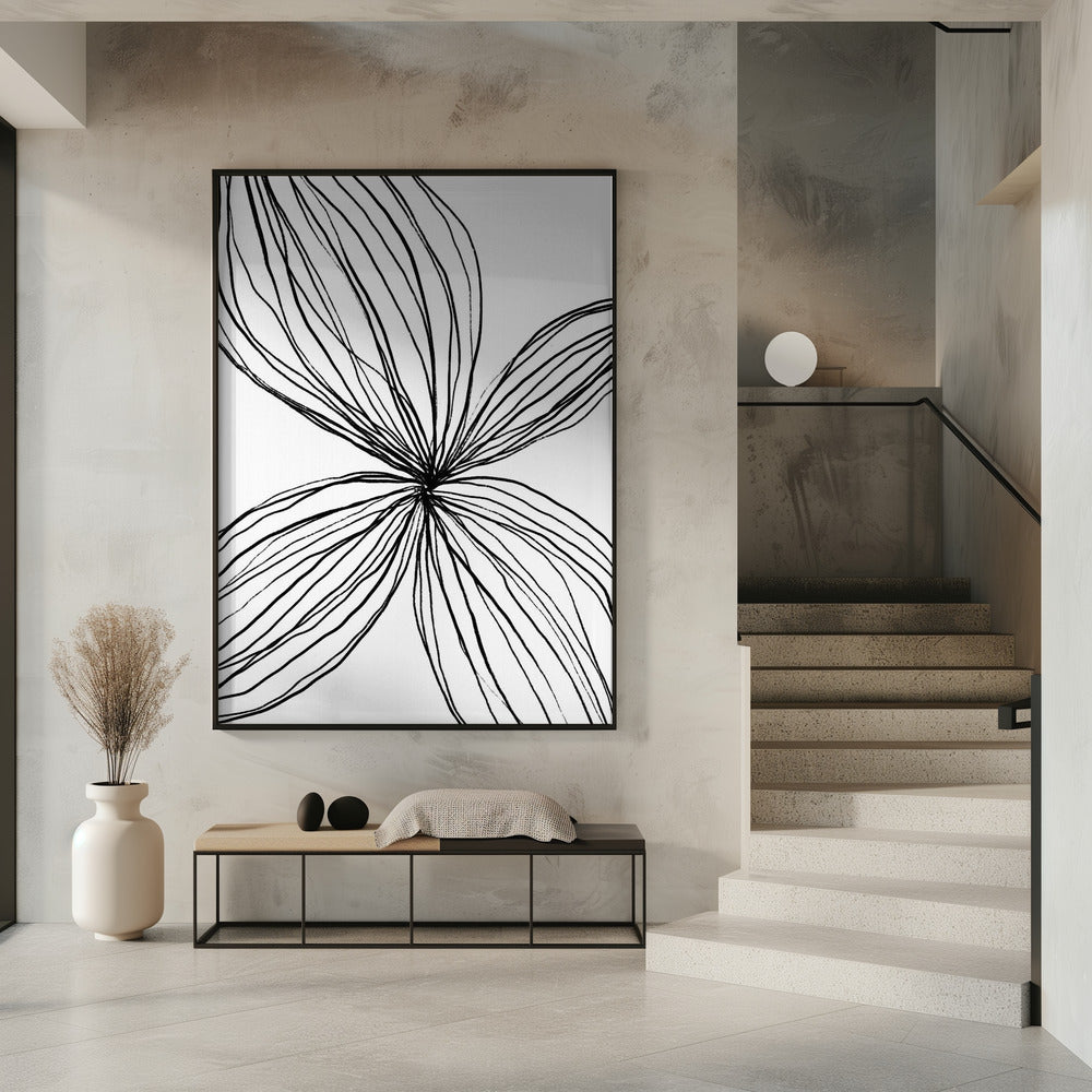 Flowing Petal Lines | Poster