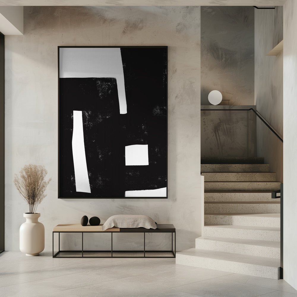 Black and White Maze | Poster
