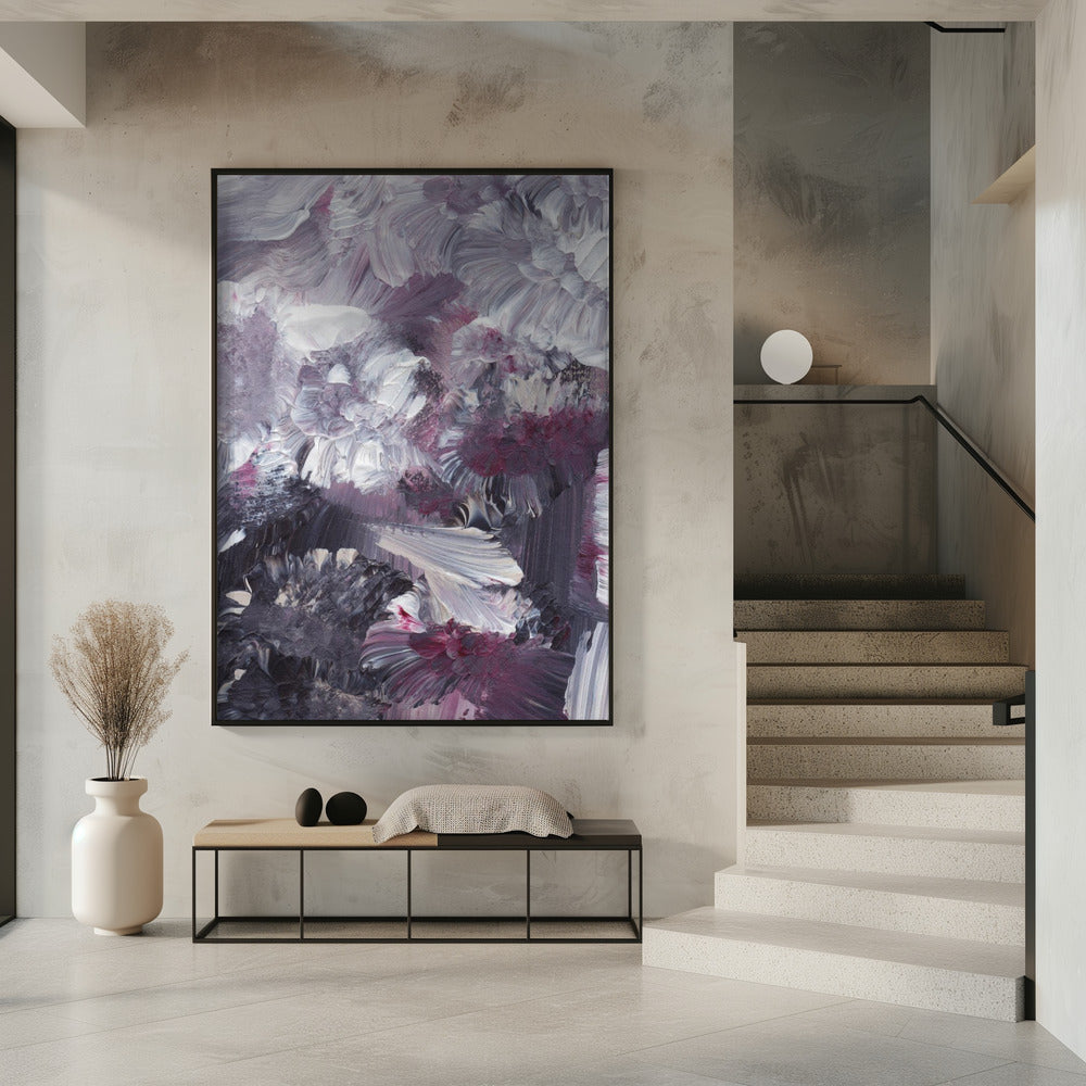 Floral Expressionist Brushstrokes | Poster