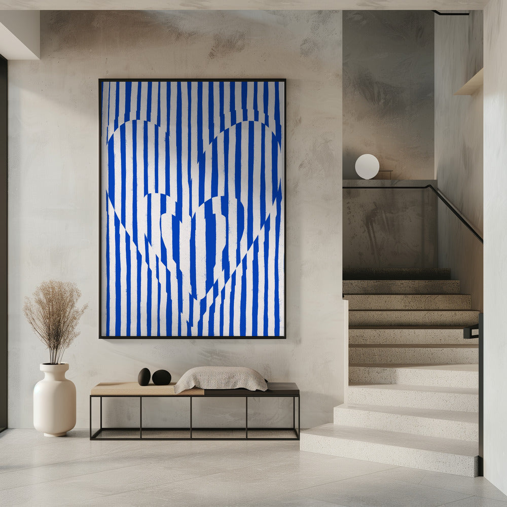 Heartbeat Stripes | Poster