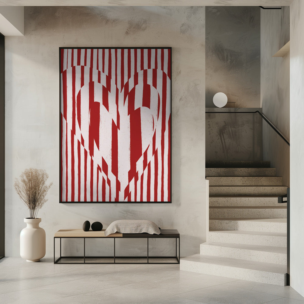 Heart in Stripes | Poster