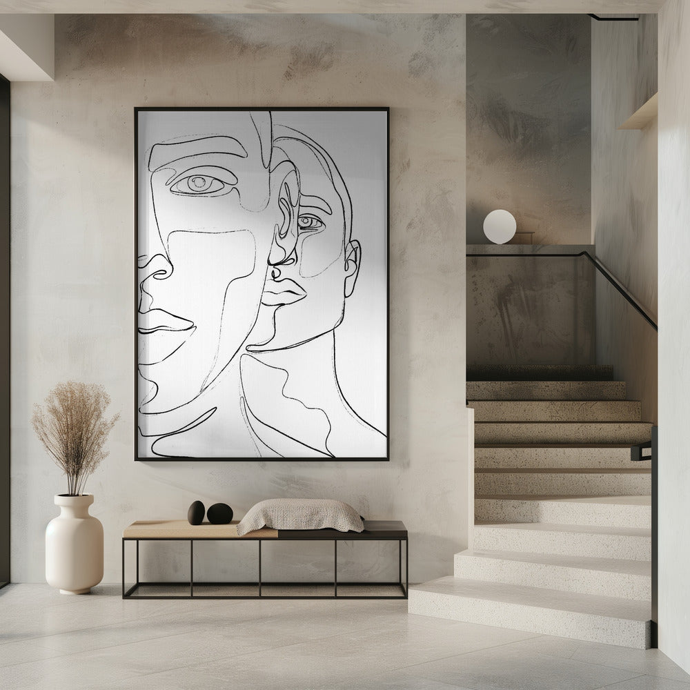 Intertwined Faces | Poster