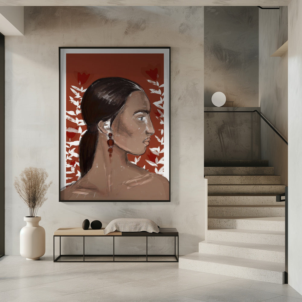 Crimson Elegance | Poster