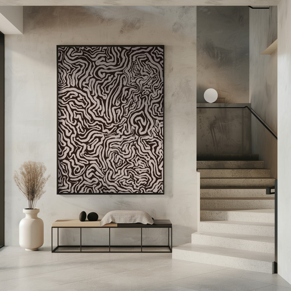 Abstract Maze Lines | Poster