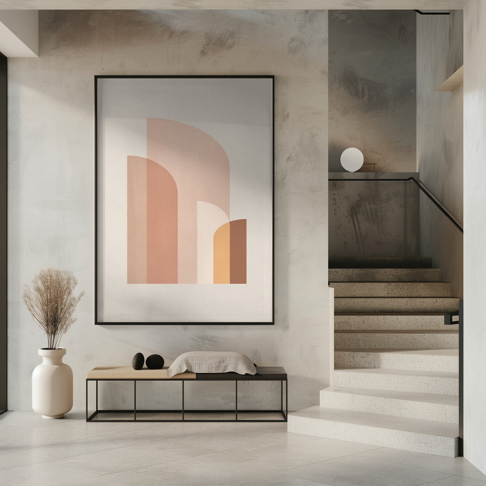 Retro Geometric IV | Poster