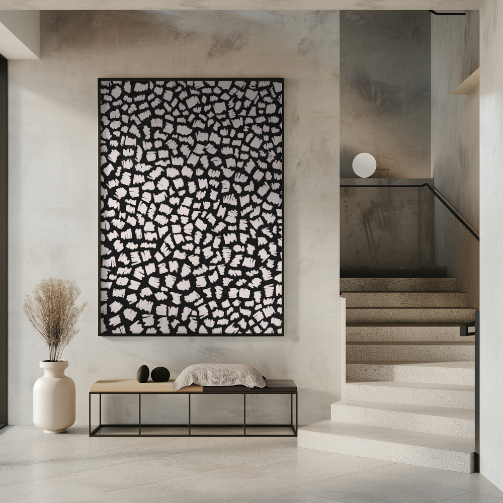 Monochrome Whirls | Poster
