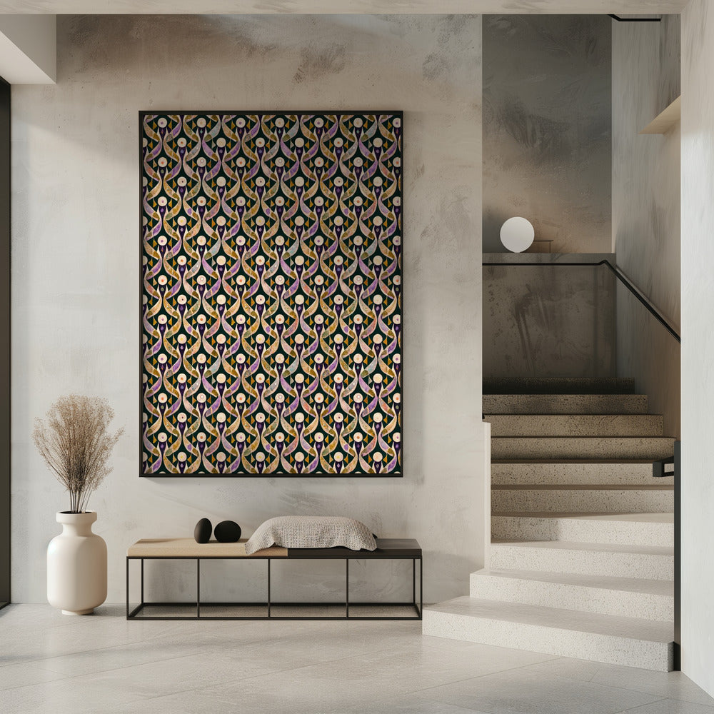 Curved Rhythm Elegance | Poster