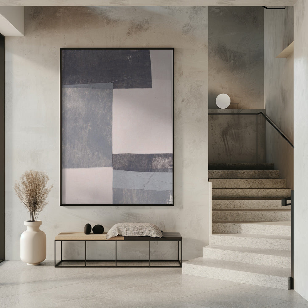 Gray Blocks #1 | Poster