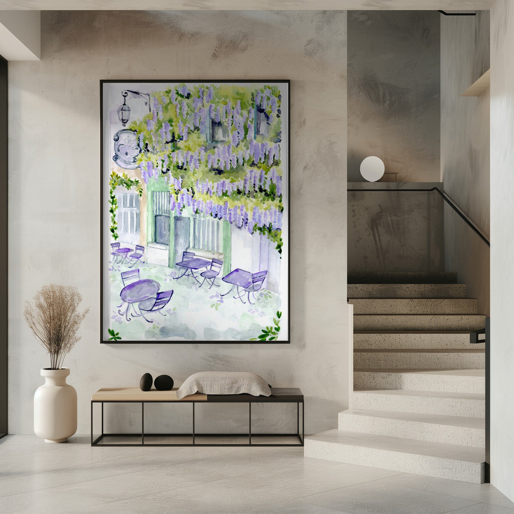Naive Paris cafe | Poster
