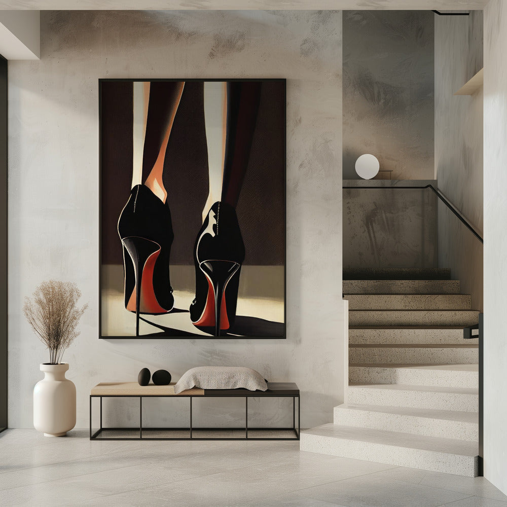 Sleek Stiletto Strut | Poster