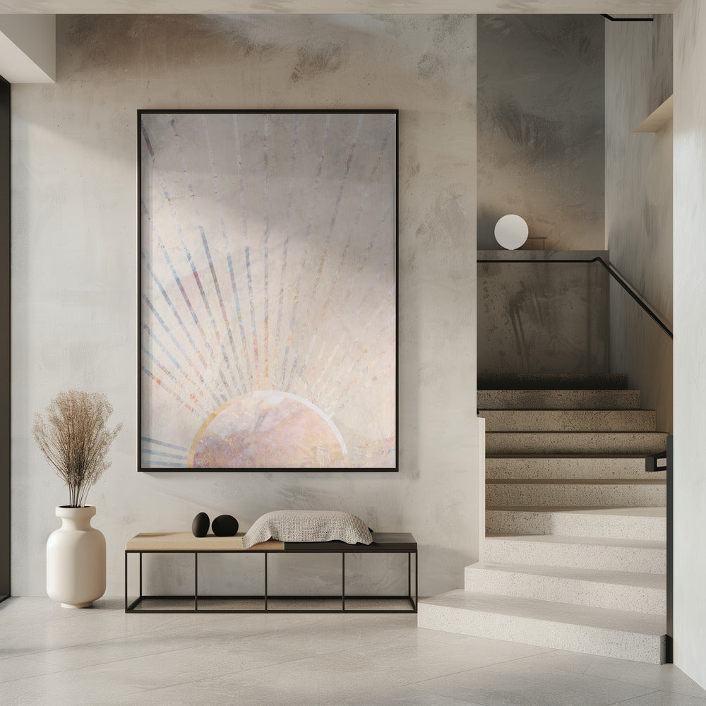 Morning Boho Sun Rays | Poster
