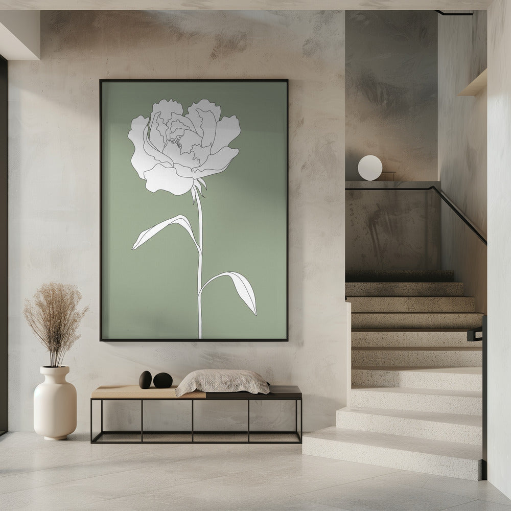 Rose in Green | Poster