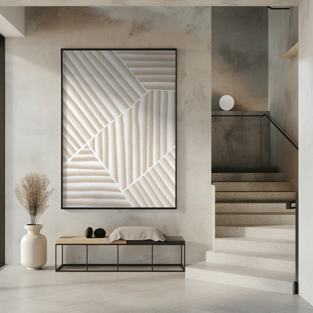 Beige Line Art | Poster