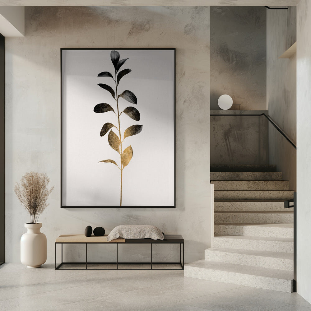 Monochromatica No.9 Dark Gold | Poster