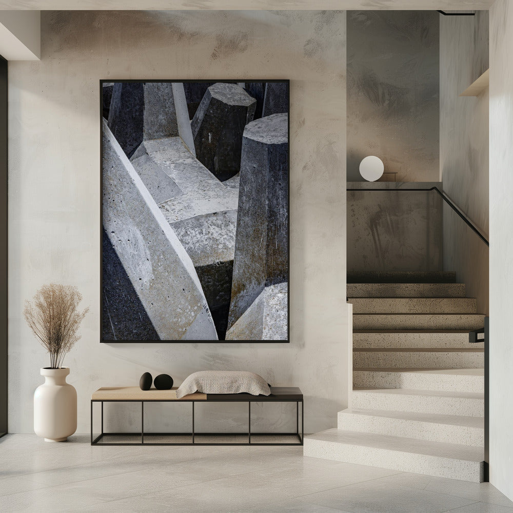 Concrete Forms Maze | Poster