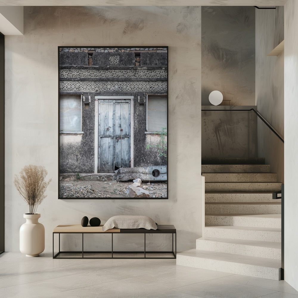 Faded Elegance Door | Poster